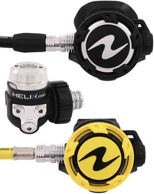 Aqualung Helix Pro ACD DIN 300 bar + Octopus Core